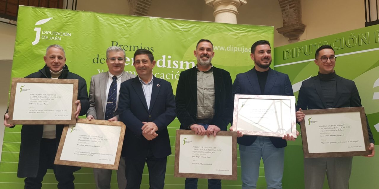 El periodismo de provincia triunfa en los Premios de la Diputación de Jaén