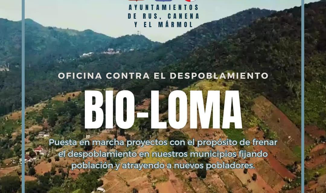 Bio-Loma, la oficina contra el despoblamiento en Rus, Canena y El Mármol